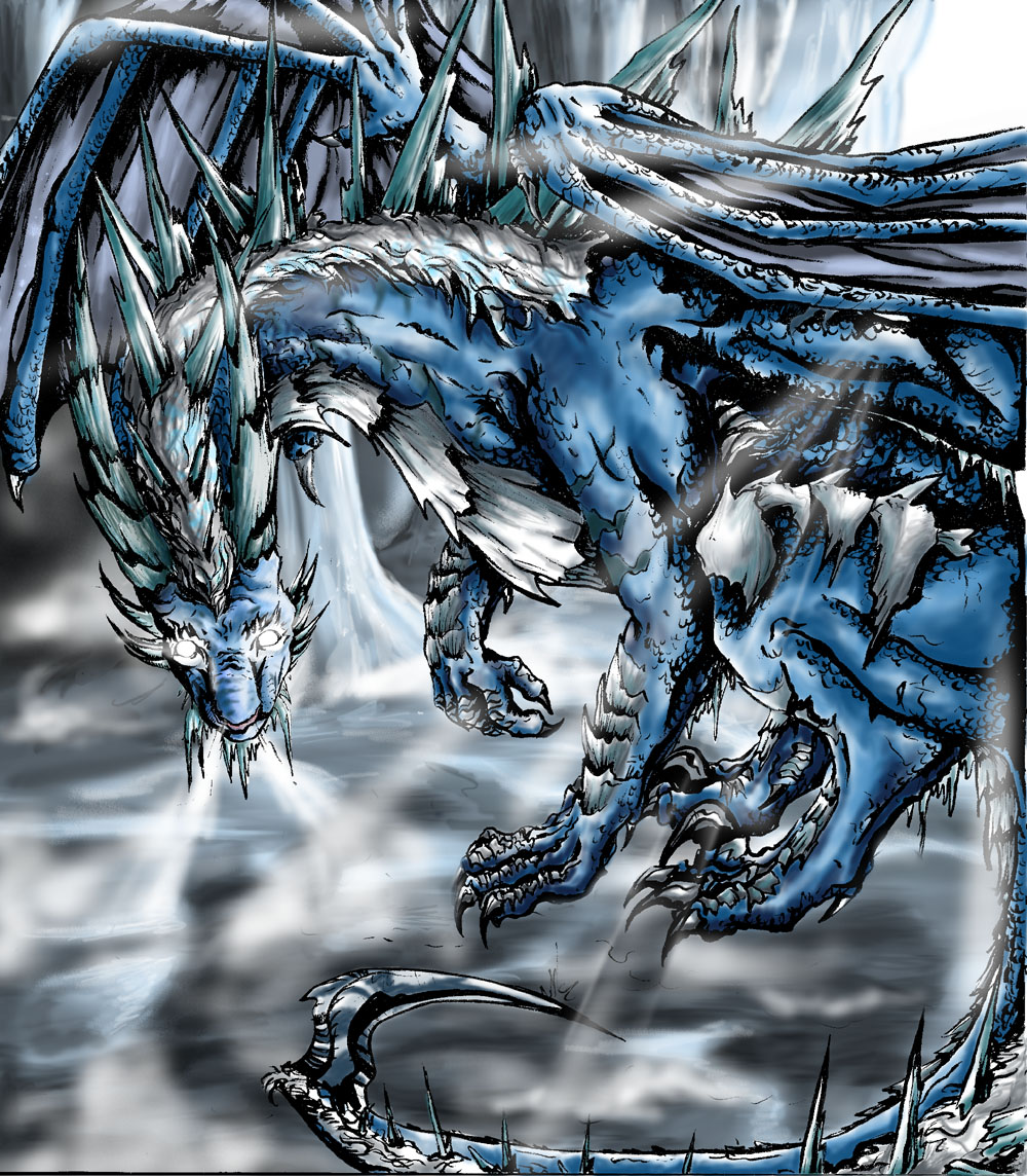 blue docsonar dragon feral ice scalie solo wings