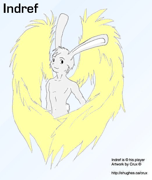 crux_(artist) hybrid lagomorph lapavine rabbit solo topless wings