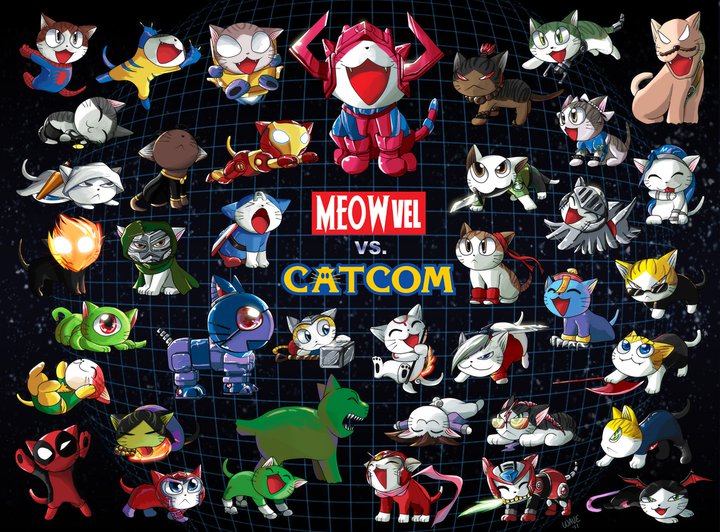 akuma captain_america cats dante darkstalkers deadpool doctor_doom ghostrider hulk iron_man marvel_vs_capcom sentinel spiderman viewtiful_joe wolverine(x-men) zero