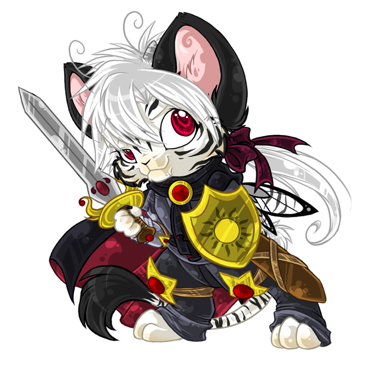 darkuangel feline numa shield solo sword tiger weapon