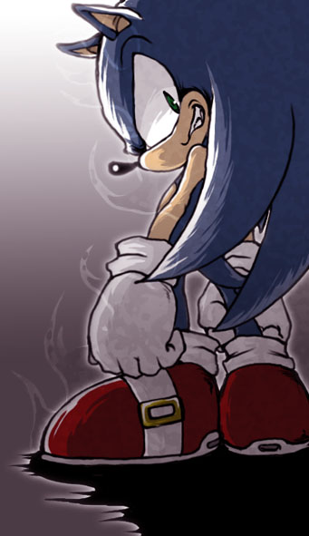 hedgehog male sega solo sonic_(series) sonic_the_hedgehog urahyu