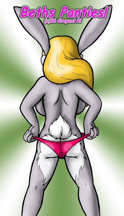 back beth_blosoms female greycat_rademenes lagomorph panties rabbit solo underwear