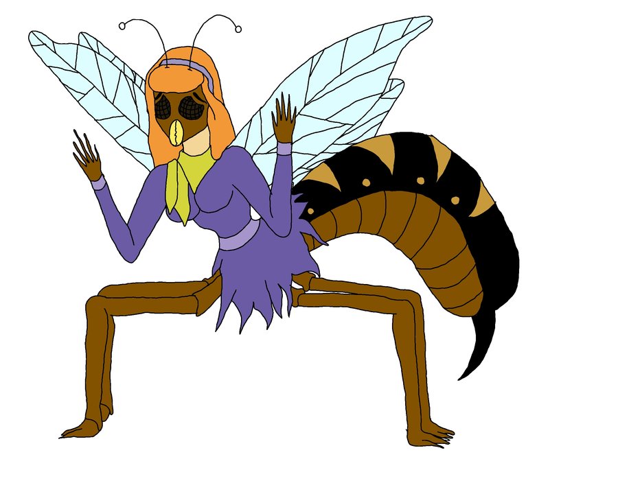 bug daphne hornet insect plain_background scooby-doo scooby-doo_(series) stinger unknown_artist what white_background wings