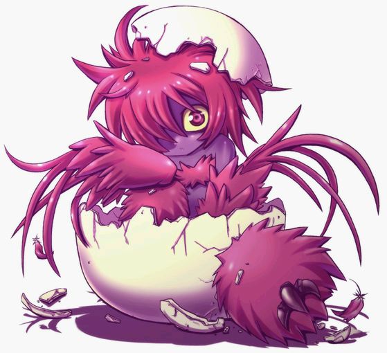 egg female harpy hatching pink solo