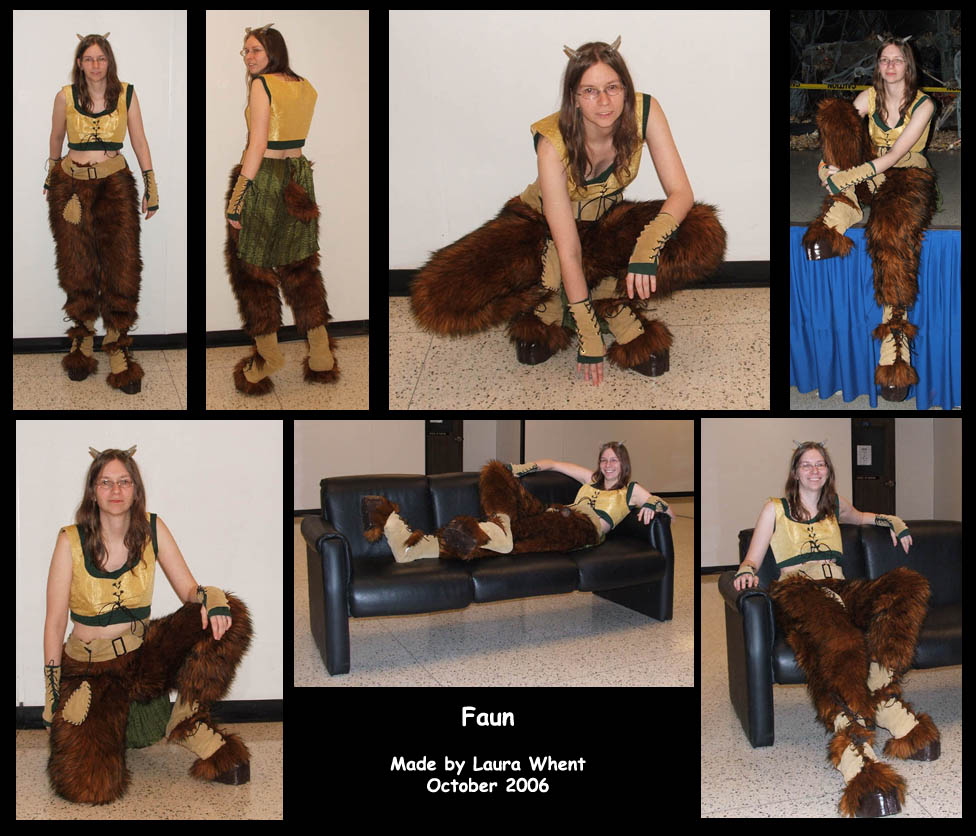 antlers digitigrade female furry_lifestyle fursuit glasses hooves horns human laura_whent photo real satyr