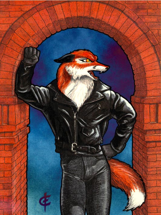 canine eric_elliott fox iisaw leather_jacket male solo