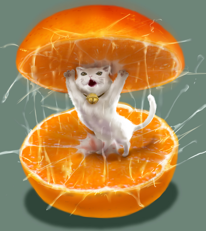 cat feline feral orange parody pussy_juice sazae-san solo tama uziga_waita what