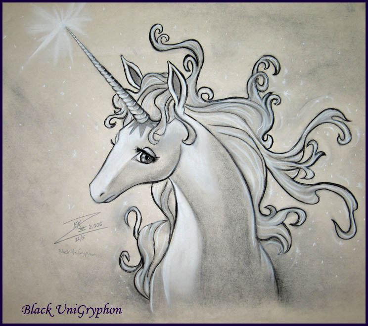 amalthea blackunigryphon equine female feral portrait solo the_last_unicorn unicorn