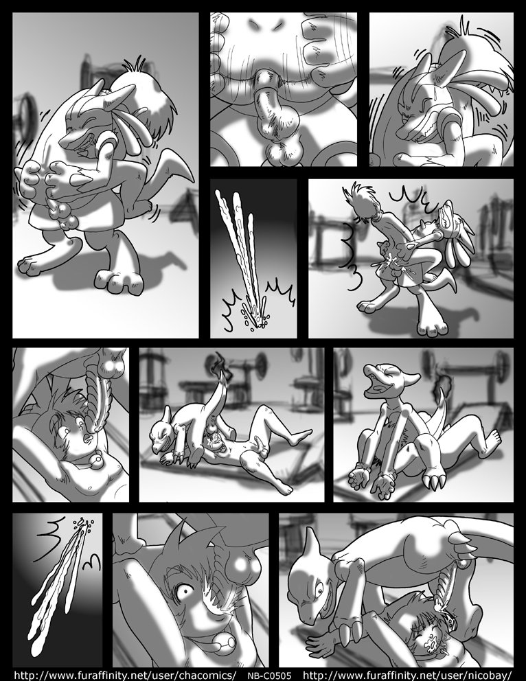 anal_penetration animal_genitalia butt butt_grab canine canine_penis chacomics charmeleon clenched_teeth comic cum cum_inside eyes_closed fangs fellatio fire forced forced_oral gay grabbing greyscale human knot lucario male mammal monochrome nintendo oral oral_sex penetration penis pok&#233;mon pok&eacute;mon sex spikes teeth video_games