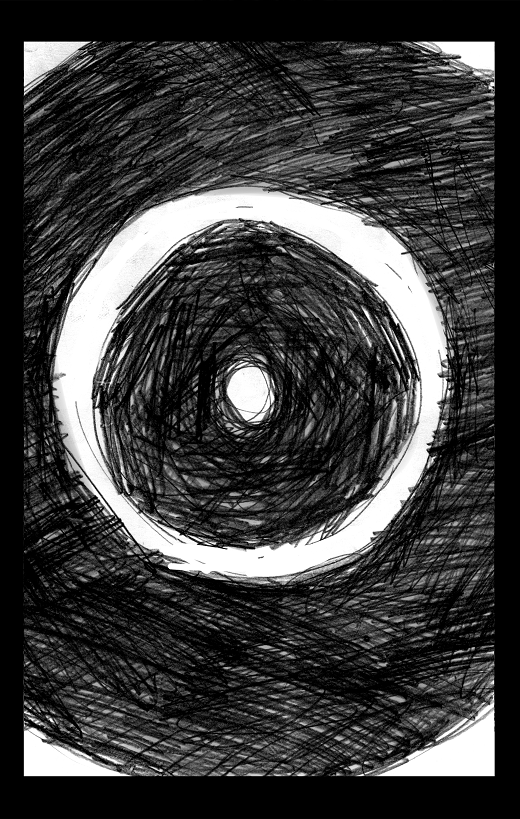 comic concentric_circles greyscale kitsune_(kazenouta) monochrome no_humans original