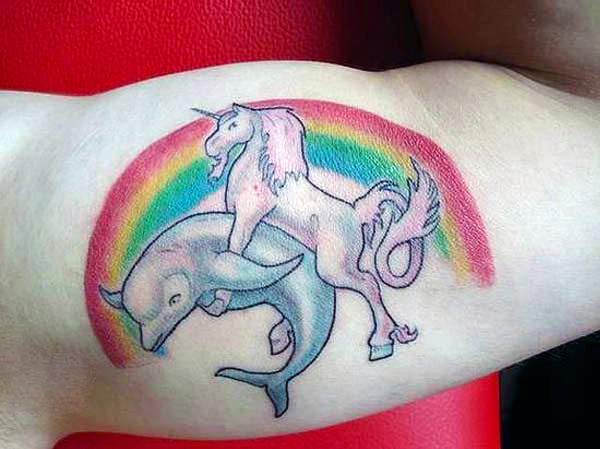dolphin tagme tattoo unicorn