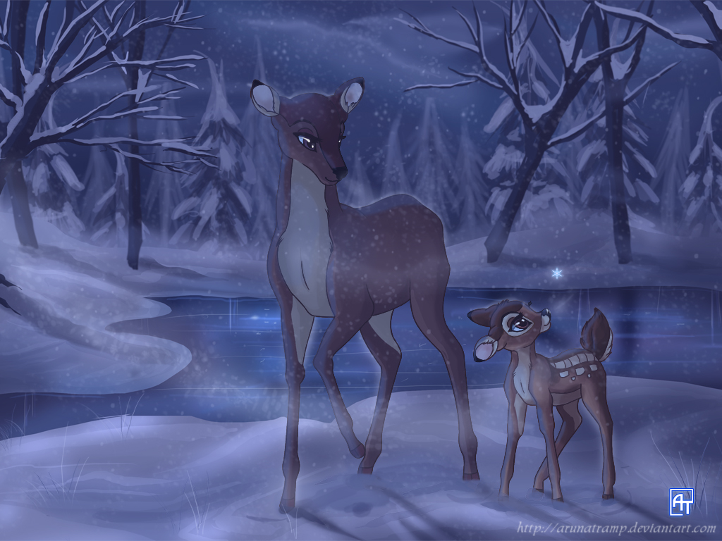 arunatramp bambi cervine deer disney feral hooves wallpaper