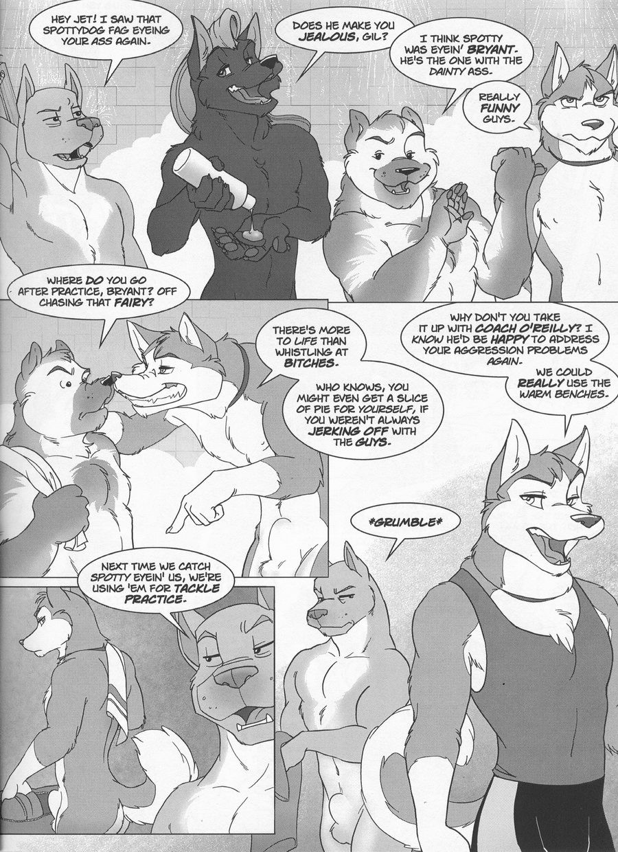 adam_wan canine comic dog lapping_the_competition locker_room
