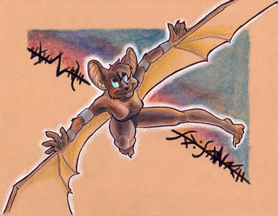action bat dingbat_(character) erin_middendorf female flying solo