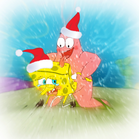 christmas patrick_star spongebob_squarepants tagme