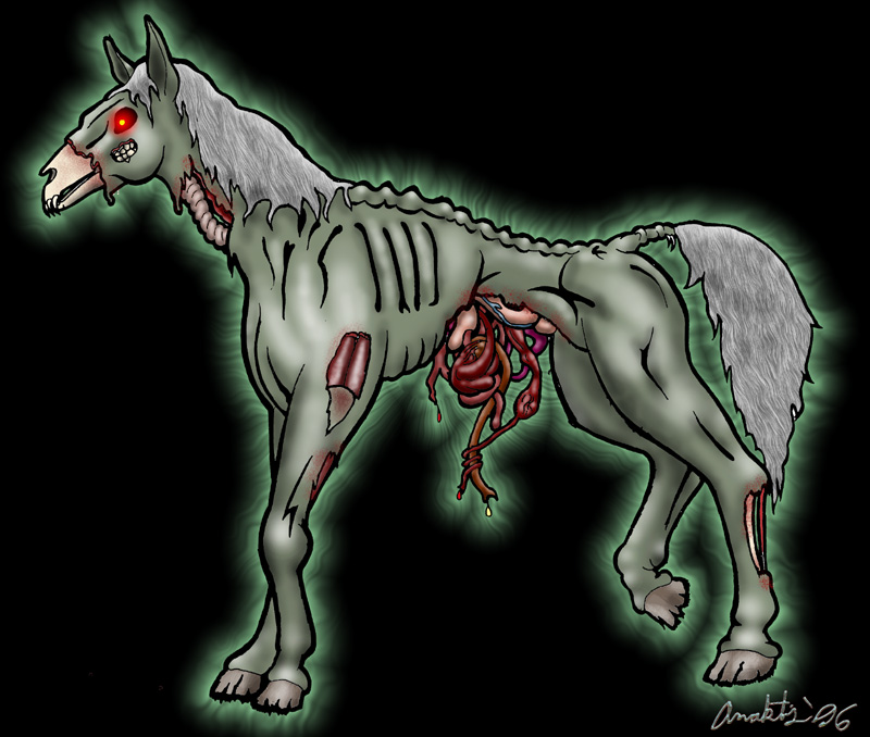 anaktis equine guro hooves horse solo zombie