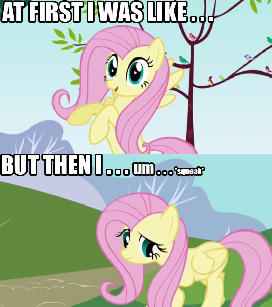 equine female fluttershy_(mlp) friendship_is_magic horse macro my_little_pony reaction_image wings