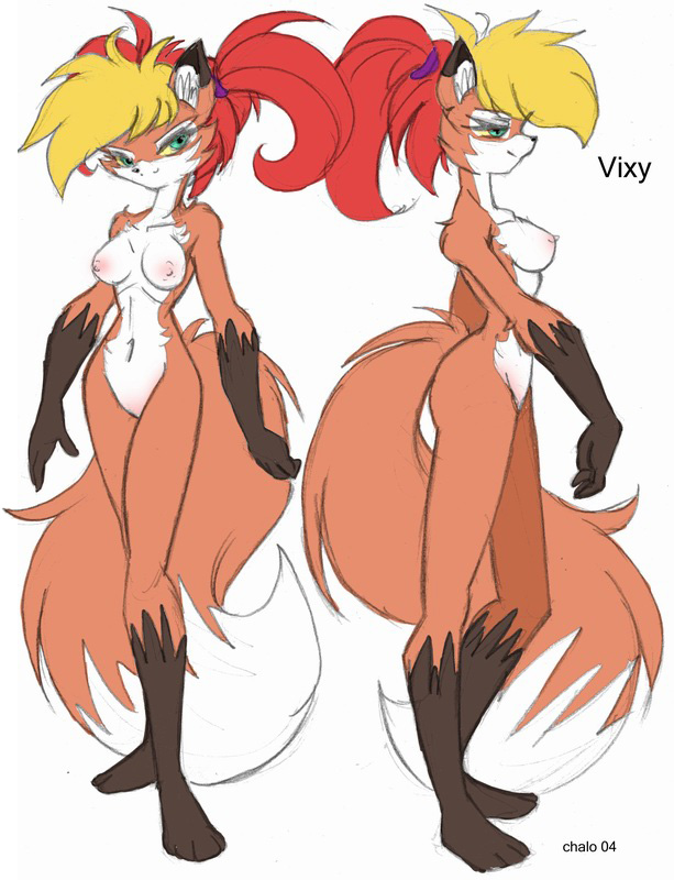 2004 breasts canine chalo female fox nude vixen vixy