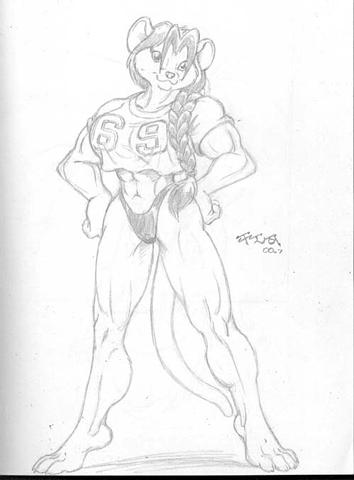 cheska female ken_sample muscles rodent sketch solo
