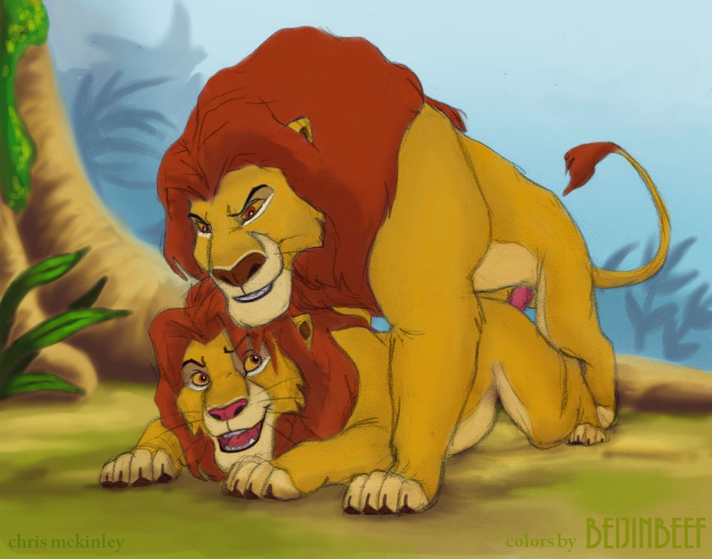 age_difference anal beijinbeef disney father father_and_son feline feral gay incest lion male mammal mufasa parent penis sex simba small_penis son the_lion_king