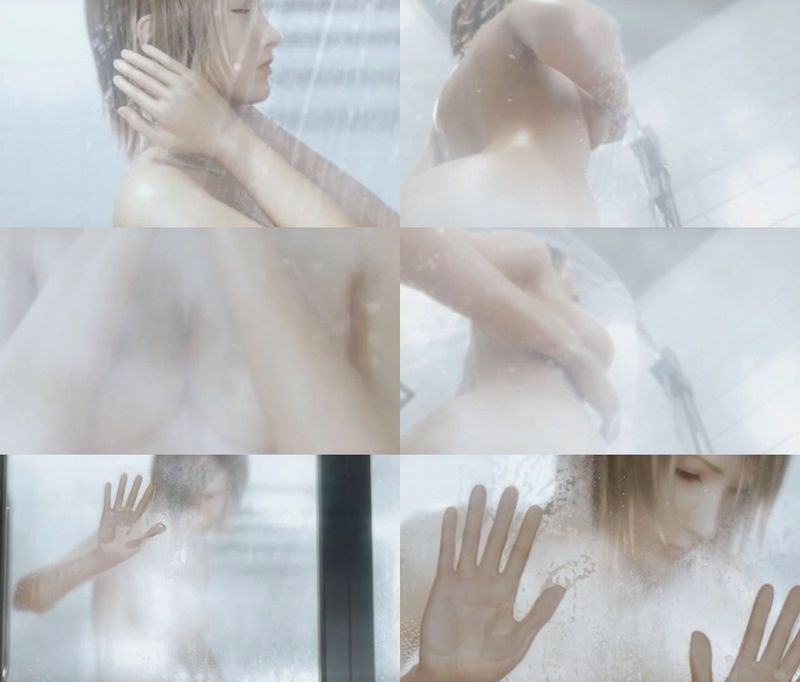 1girl 3d aya_brea blonde_hair breasts eyes_closed indoors nude parasite_eve parasite_eve_the_3rd_birthday short_hair shower sideboob solo the_3rd_birthday