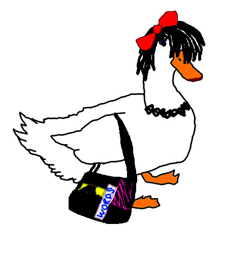 bow dapper duck emo lipstick male purse solo tslnava