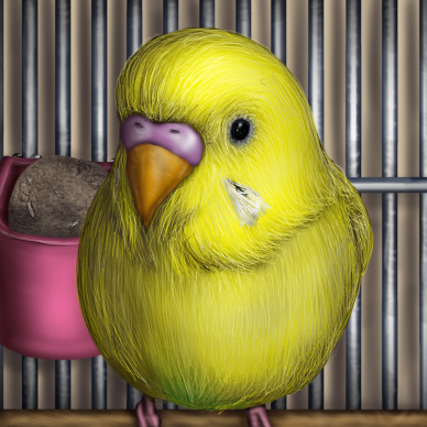 birdcage cage lowres nix_(ak-style) no_humans original parakeet