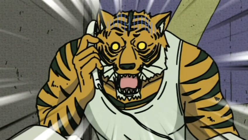 feline male screencap shock solo telephone tiger wifebeater