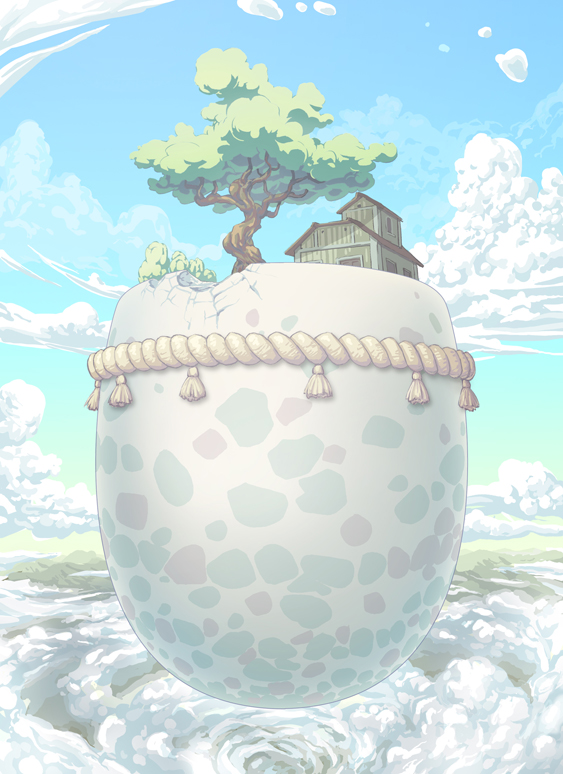 bad_pixiv_id cloud copyright_request cristian_penas day floating_island house no_humans scenery sky tree