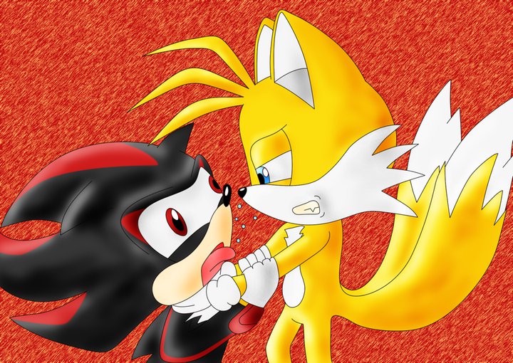 canine choking fox miles_prower shadow_the_hedgehog sonic_(series) tails