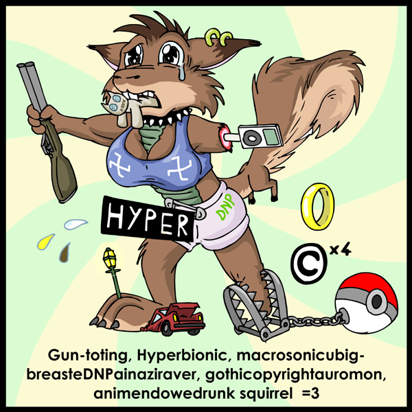 &copy; amputee censored character_upgrades collar copyright crying cum dnp_list donny_squirrel dragon herm hybrid hyper infantilism intersex ipod macro parody peeing piercing pok&eacute;ball prosthetics rodent scalie shotgun solo squirrel taur tears tirrel watersports weapon what 卐