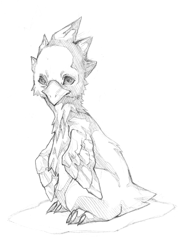 bird greyscale league_of_legends monochrome no_humans traditional_media