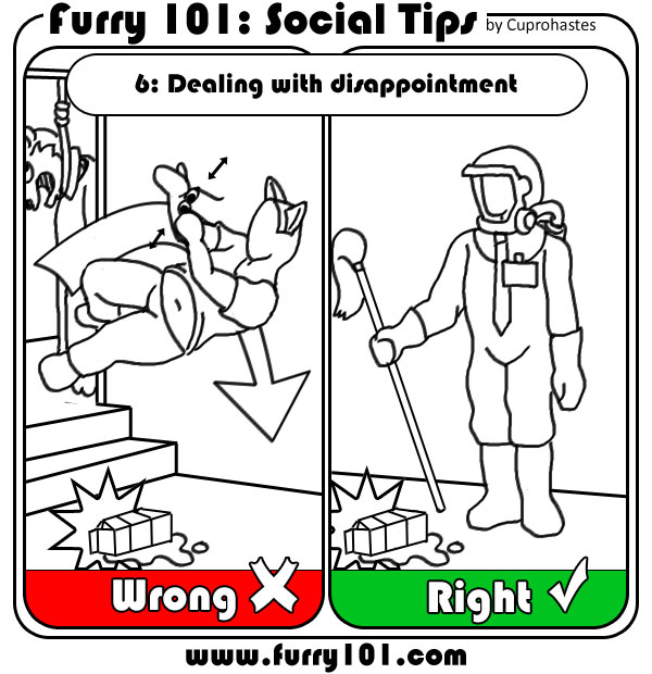 comic cuprohastes furry_lifestyle hanging hazmat_suit line_art mop social_tips stairs sunglasses tumbles_the_stairdragon