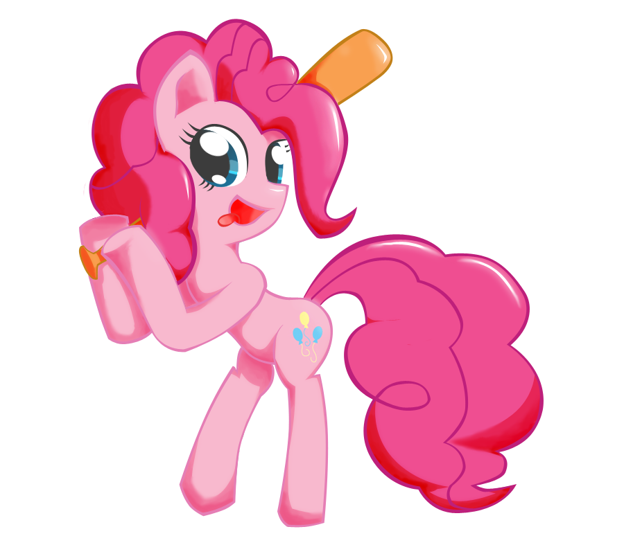 baseball_bat bat blue_eyes crossover equine female feral friendship_is_magic fur hair horse mammal my_little_pony mygl no_more_heroes pink_fur pink_hair pinkie_pie_(mlp) plain_background pony solo transparent_background