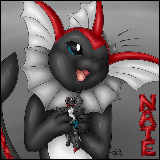 eeveelution forceswerwolf icon macro male micro nate_the_vaporeon nintendo pok&#233;mon pok&eacute;mon skunkhase vaporeon video_games