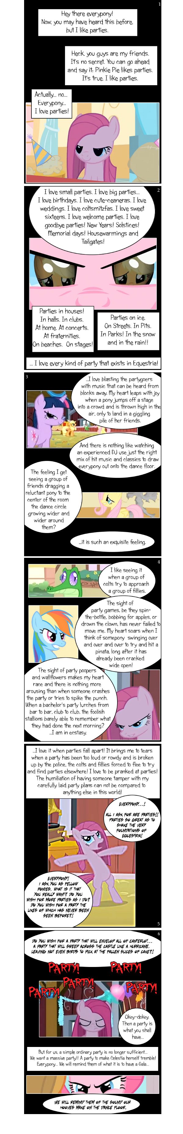 comic equine female friendship_is_magic hellsing horse i_like_parties i_love_war inspirational mammal my_little_pony parody party party_political_broadcast party_rally pinkie_pie_(mlp) pony public_speaking speech_(oratory) the_major