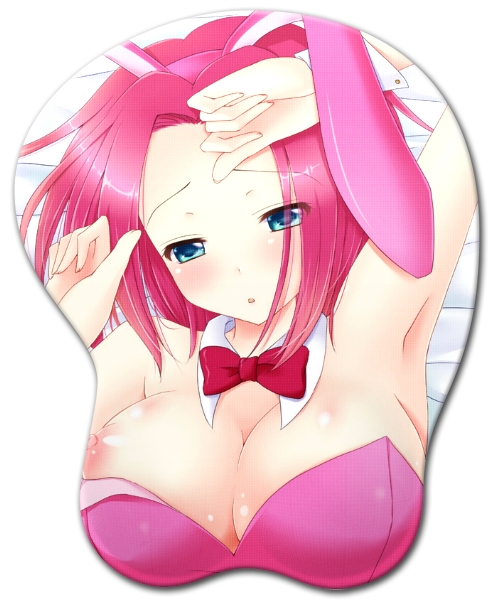 blush breasts bunny_girl cleavage code_geass kallen_stadtfeld mizusawa_nagi moe nipple_slip nipples