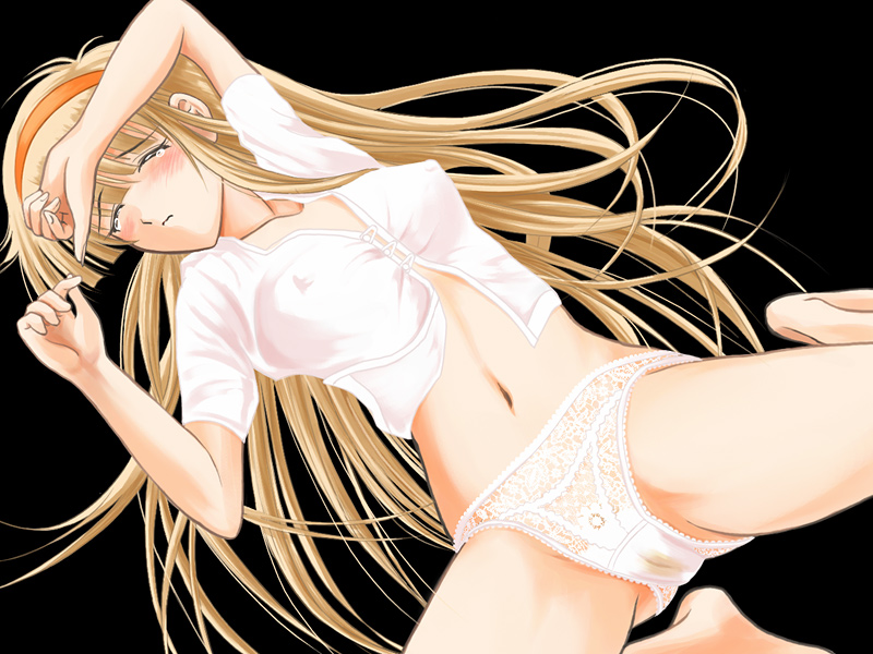 blonde blush nude_filter pantsu tagme