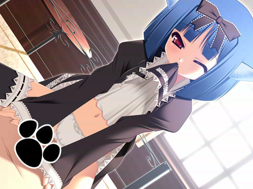 blue_hair gothic_lolita pantsu tagme