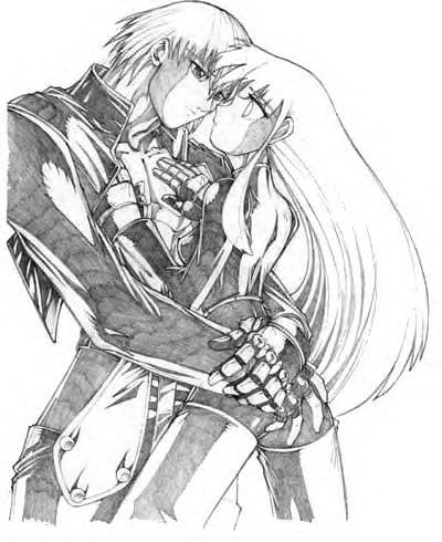 hand_on_butt hug k' kula_diamond monochrome