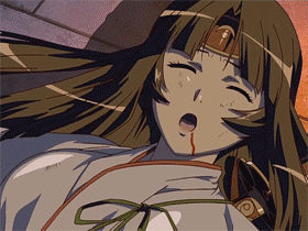 animated animated_gif blood breast_grab breasts defeated gif grabbing injured injury japanese_clothes kimono large_breasts lowres monster queen's_blade queen's_blade rape tentacle tentacles tomoe