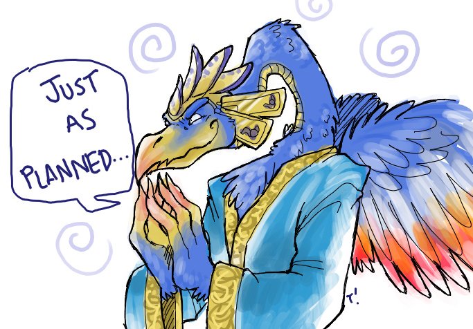 bird dialog dialogue feathers just_as_planned lord_of_change meme plain_background smile text tzeentch unknown_artist warhammer_(franchise) warhammer_40k white_background