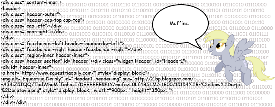 banner binary breaking_the_fourth_wall cutie_mark derpy_hooves_(mlp) english_text equine female feral fourth_wall friendship_is_magic horse mammal muffins my_little_pony pegasus plain_background pony solo text transparent_background unknown_artist wall_of_text wings