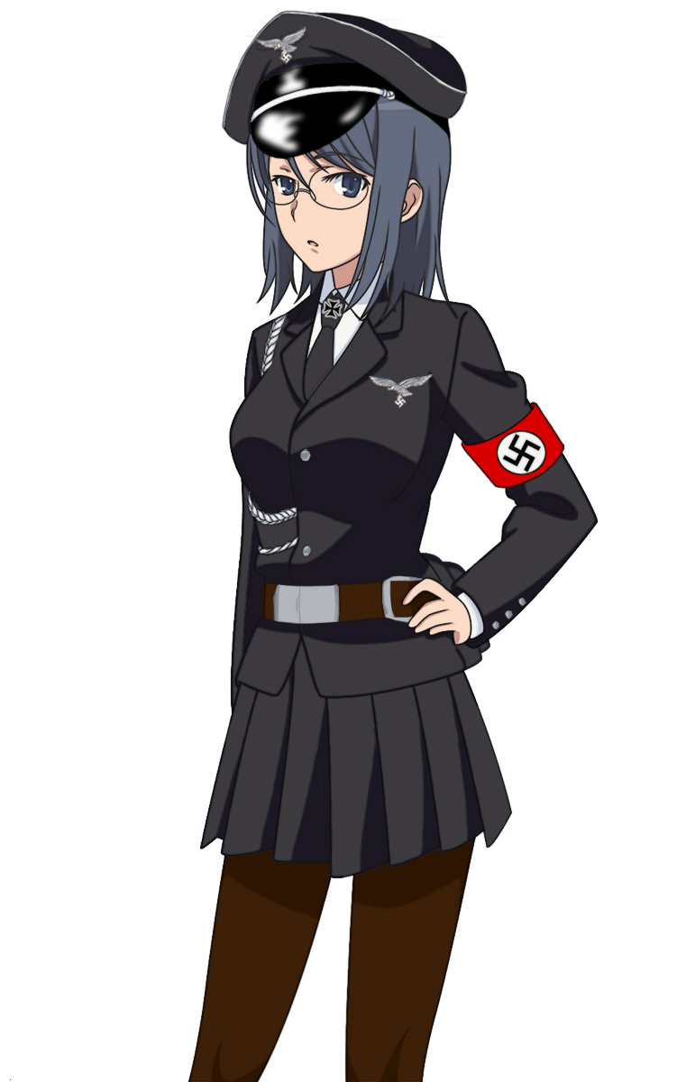 iron_cross konori_mii military_uniform nazi to_aru_kagaku_no_railgun to_aru_majutsu_no_index