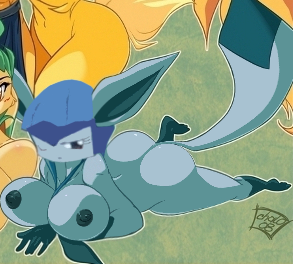 ass breasts glaceon nintendo pokemon