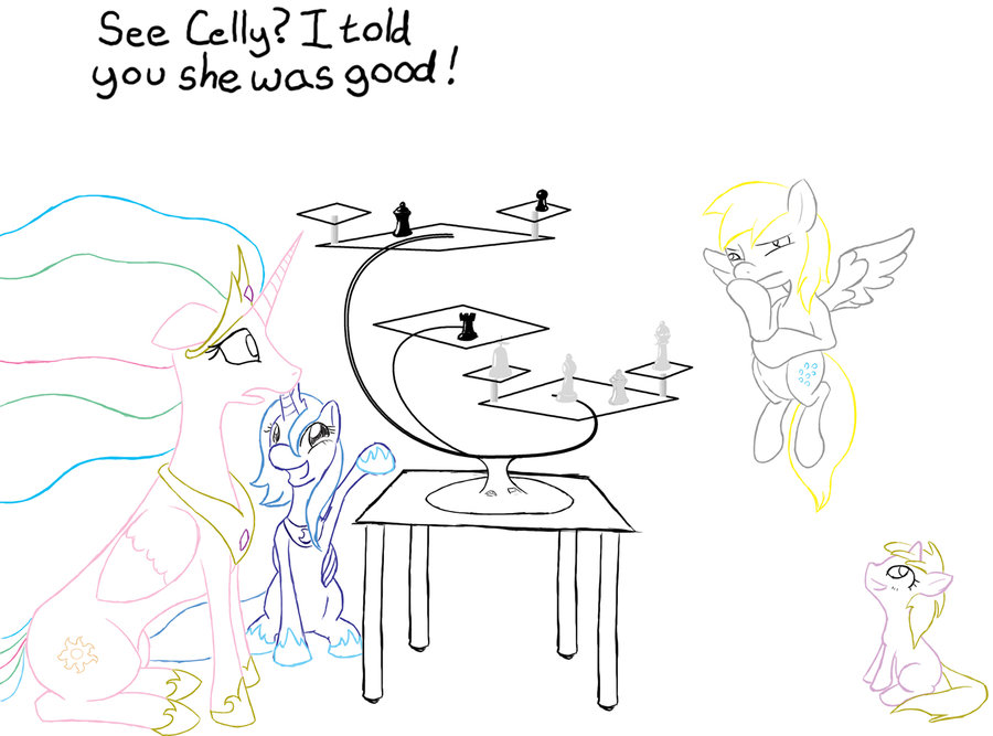 alicorn cub cutie_mark derpy_hooves_(mlp) dinky_hooves_(mlp) equine female feral friendship_is_magic horn horse mammal my_little_pony paperoni pegasus plain_background pony princess_celestia_(mlp) princess_luna_(mlp) unicorn white_background winged_unicorn wings young