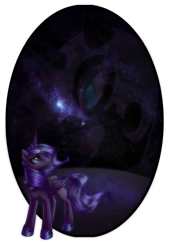 alicorn equine female feral friendship_is_magic horn horse mammal my_little_pony nightmare_moon_(mlp) plain_background pony princess_luna_(mlp) rizcifra solo transparent_background winged_unicorn wings