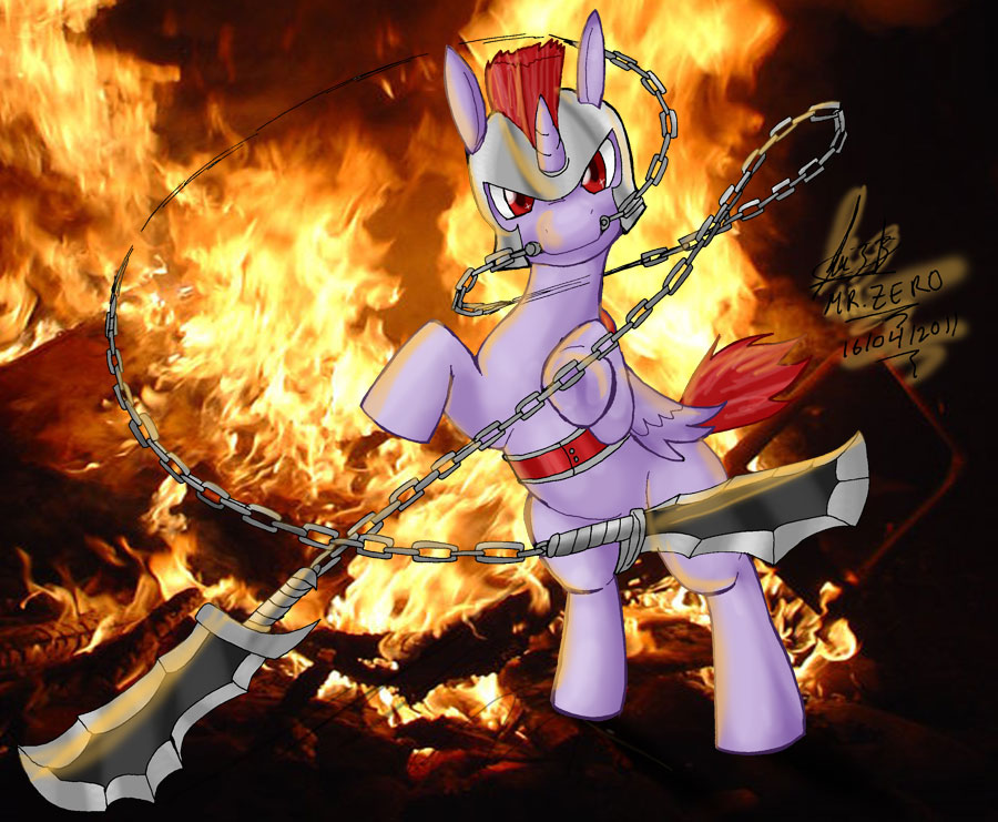 alicorn chain equine fire friendship_is_magic helmet horn knife male mammal mr_zero my_little_pony weapon winged_unicorn wings