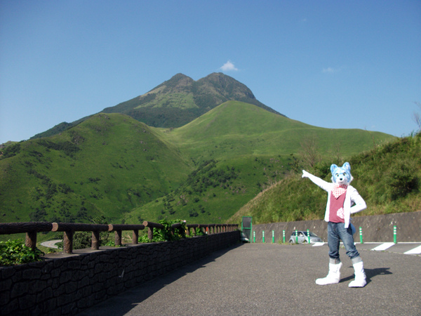 clothing fursuit headband japan landscape outside photo railing real solo wall