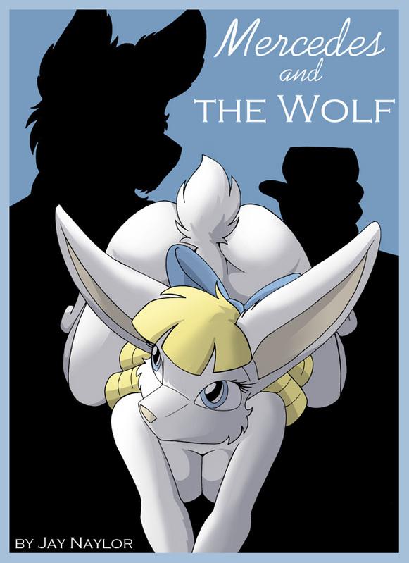 bow comic cover_page english_text female jay_naylor lagomorph mammal mercedesandthewolf rabbit shadow text